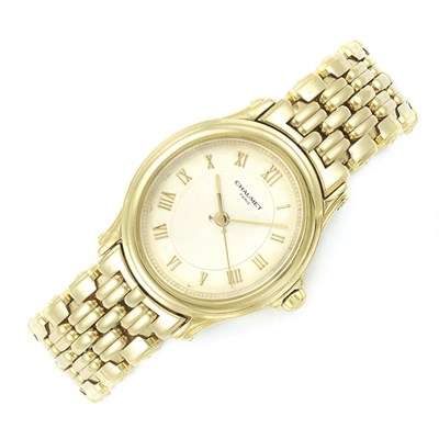 Lot 406 - Gold Wristwatch, Chaumet