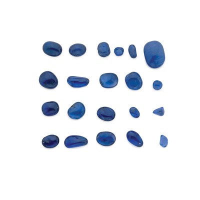 Lot 163 - Unmounted Tumbled Sapphires