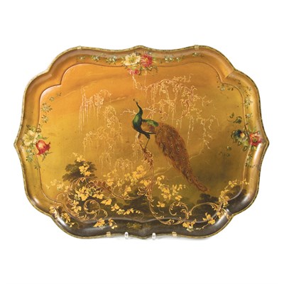 Lot 561 - Victorian Papier Mache Tray Jennens &...