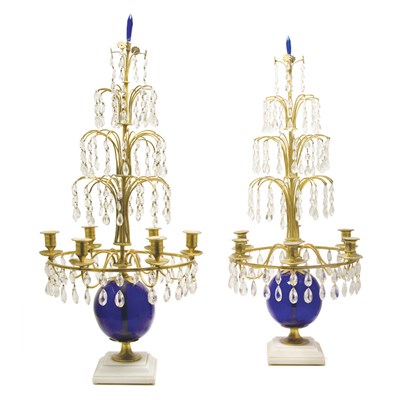 Lot 427 - Pair of Baltic Neoclassical Style Gilt-Bronze...