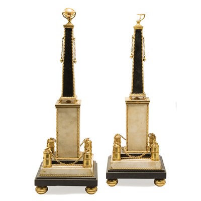 Lot 346 - Pair of Louis XVI Gilt-Bronze Mounted...