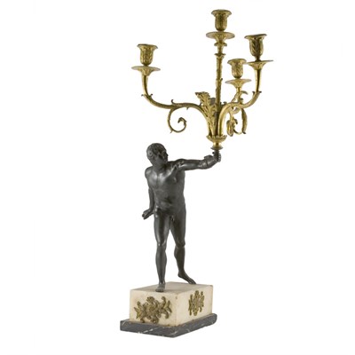 Lot 429 - Patinated-Metal Bust of a Warrior After the...