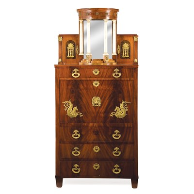 Lot 559 - Biedermeier Gilt-Bronze Mounted Mahogany...