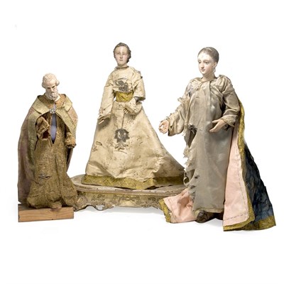 Lot 138 - Group of Three Italian Papier Mache and...