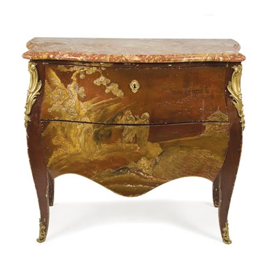 Lot 142 - Louis XV Style Gilt-Bronze Mounted Lacquered...