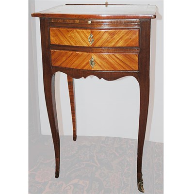 Lot 159 - Louis XV Style Tulipwood and Kingwood Table a...
