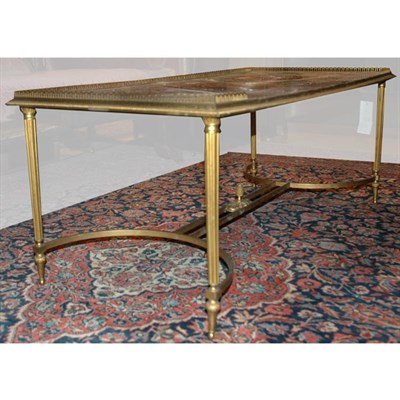 Lot 292 - Louis XVI Style Gilt-Bronze Low Table The...
