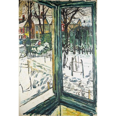 Lot 108 - John Bratby British, 1928-1992 Snow Scene II...