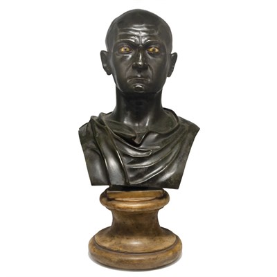 Lot 490 - Italian Patinated-Bronze Bust 18th/19th...