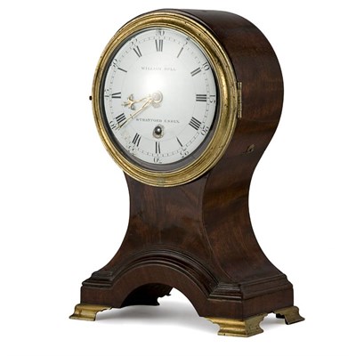 Lot 426 - English Mahogany Mantel Clock 19th Century...