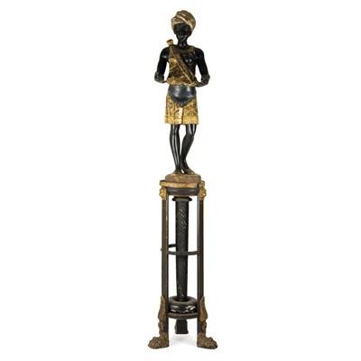 Lot 439 - Venetian Polychrome Wood and Gessoed...