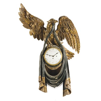 Lot 570 - Austrian Neoclassical Painted and Parcel Gilt...