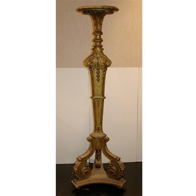 Lot 389 - Regence Style Gilt-Wood and Gesso Pedestal...