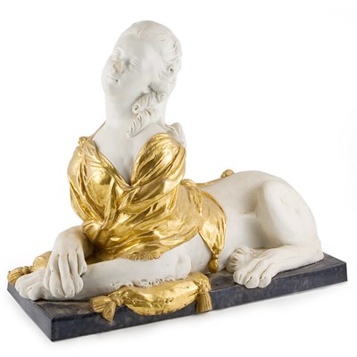 Lot 440 - Continental Bisque Porcelain Figure of a...