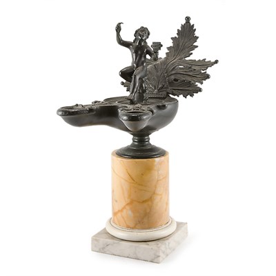 Lot 399 - Bronze Ornament After the Antique, in the form...