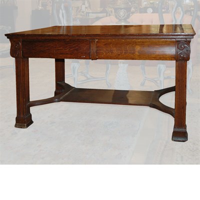 Lot 328A - Renaissance Style Oak Center Table The...