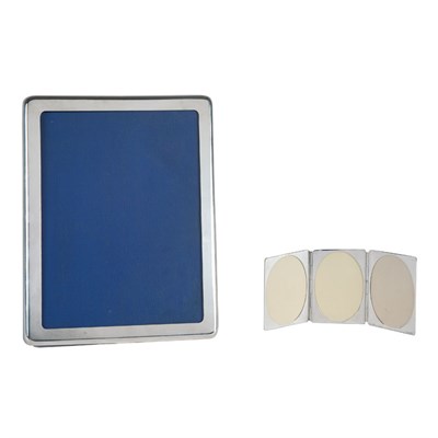 Lot 270 - Two Sterling Silver Picture Frames Retailed by...