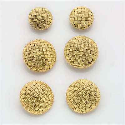 Lot 756 - Six Gold Blazer Buttons