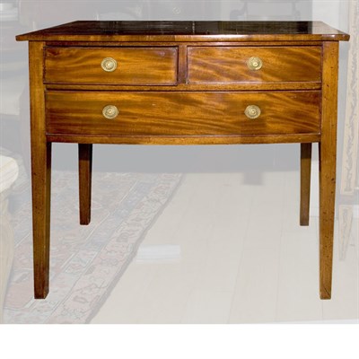 Lot 289 - George III Mahogany Dressing Table The...