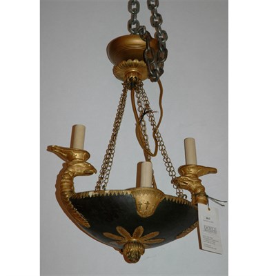 Lot 463 - Swedish Neoclassical Style Painted and Parcel...