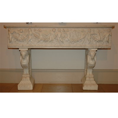 Lot 157 - Classical Style White Marble Jardiniere Of...