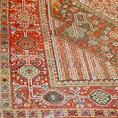 Lot 603 - Q'ashqa'i Gallery Carpet Southwest Persia,...