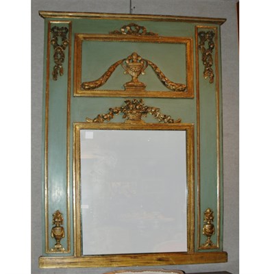 Lot 226 - Louis XVI Style Painted and Gilt Decorated...