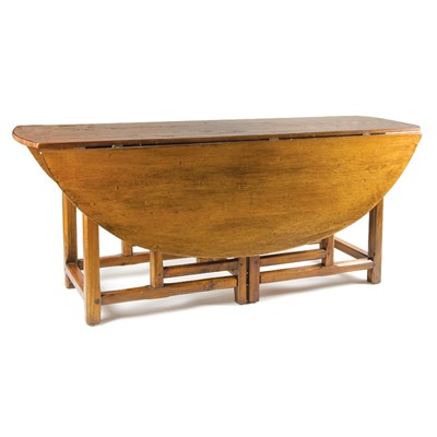 Lot 3 - English Provincial Style Walnut Drop-Leaf...