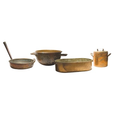 Lot 21 - Group of Four Copper Articles Including...