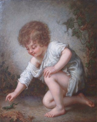 Lot 60 - American School 19th Century Young Child with...