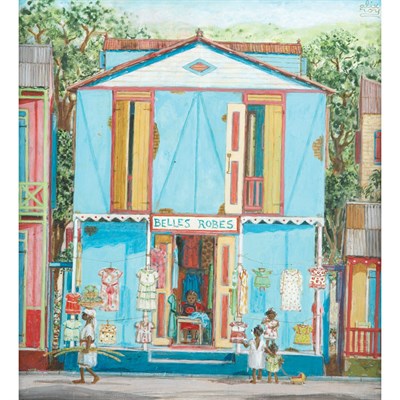 Lot 61 - Alix Roy Haitian, b. 1930 Belles Robes, 1977...
