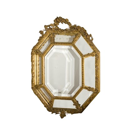 Lot 182 - Louis XVI Style Gilt-Wood Mirror Framed Mirror...