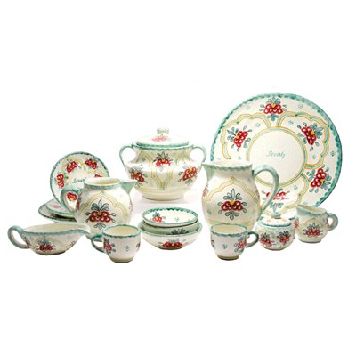 Lot 183 - Assembled Talavera Pottery Table Service...