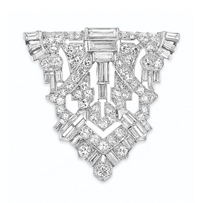 Lot 85 - Art Deco Diamond Clip