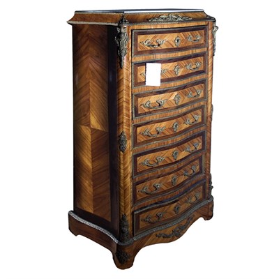 Lot 584 - Napoleon III Gilt-Bronze Mounted Tulipwood and...