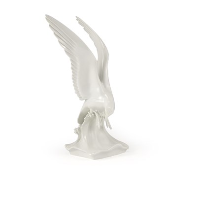 Lot 437 - Meissen Clear Glazed White Porcelain Figure of...