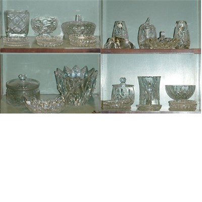 Lot 465 - Group of Cut Glass Articles Approximately...