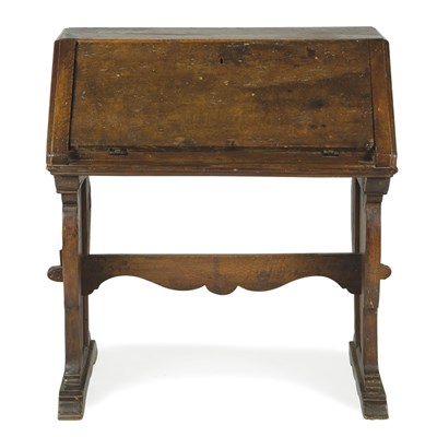 Lot 114 - Italian Baroque Style Walnut Slant Front Desk...