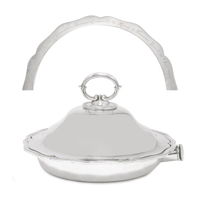 Lot 272 - English Silver Entree Dish Carrington & Co.,...