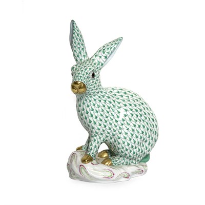 Lot 274 - Herend Porcelain Figure of a Rabbit Height 12...