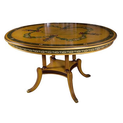Lot 250 - Regency Style Painted and Decorated Extension...
