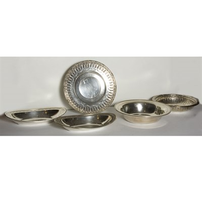Lot 372 - Two Tiffany & Co. Sterling Silver Bread Trays;...