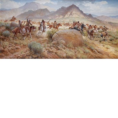 Lot 62 - Russ Vickers American, 1923-1997 The Defenders,...