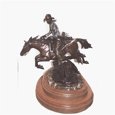Lot 58 - Bob Parks American, b. 1948 Ridin' High Signed,...