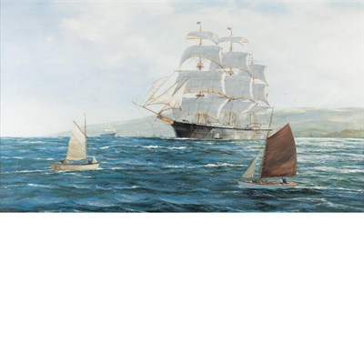 Lot 71 - Henry Scott British, 1911-2005 Clipper Ship,...