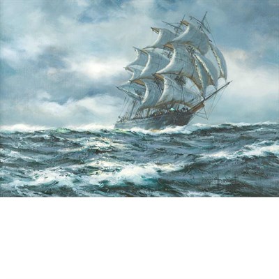 Lot 73 - Henry Scott British, 1911-2005 Ocean Night -...