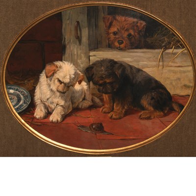 Lot 23 - William Luker British, 1828-1905 The Intruder,...