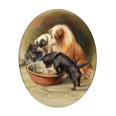 Lot 27 - Fannie Moody British, 1861-1948 A Lesson in...