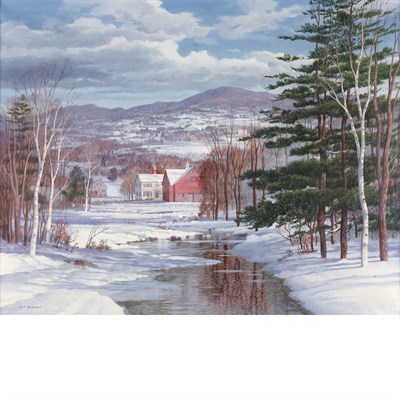 Lot 63 - Carl Wuermer American, 1900-1981 Winter...