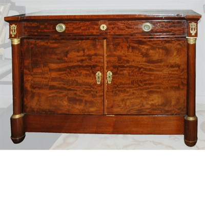 Lot 421 - Empire Gilt-Bronze Mounted Mahogany Side...